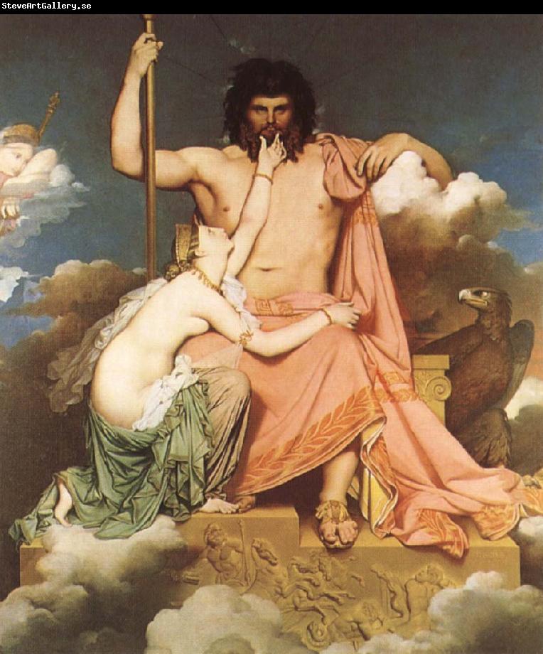 Jean-Auguste Dominique Ingres Thetis bonfaller Zeus